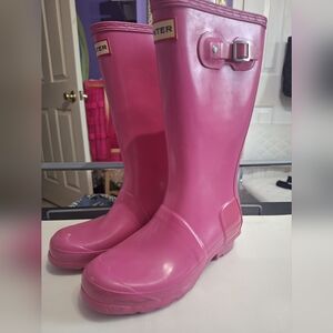 Hunter Pink Rain Boots